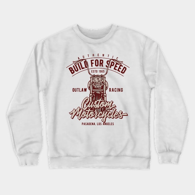 Vintage Motorcycles Crewneck Sweatshirt by animericans